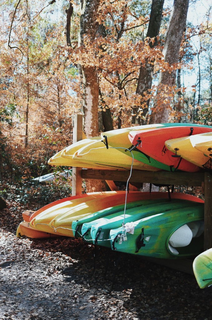 kayaks at Ichetucknee Springs State Park