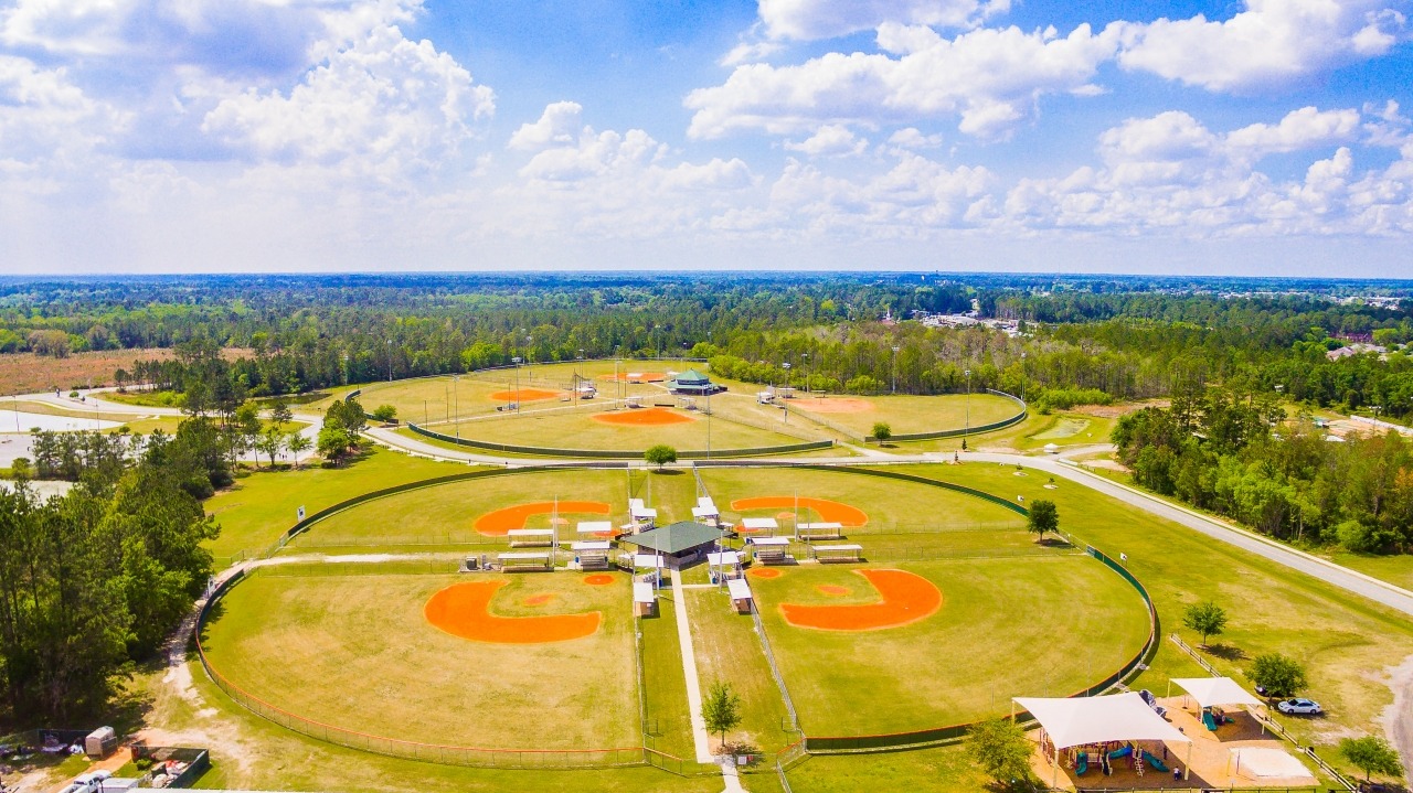 aerial view of Southside Sports Complex