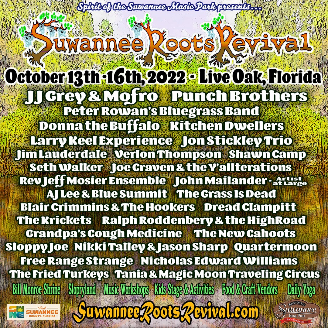Suwannee Roots Revival Poster