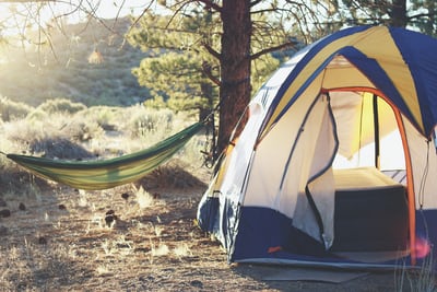 tent in the wilderness