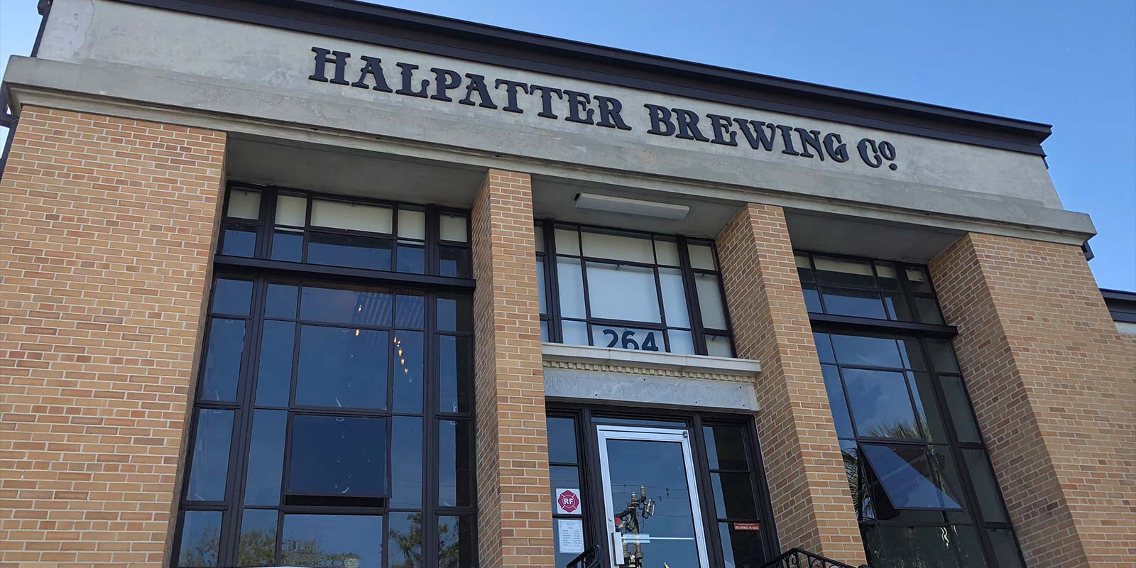 exterior of Halpatter Brewing Co. building