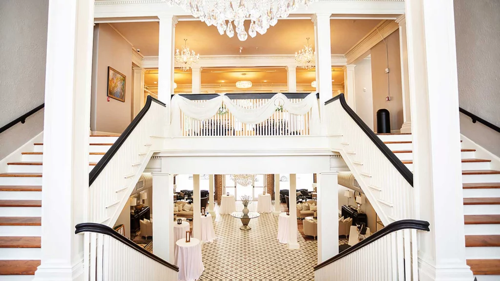 The Blanche Hotel staircase